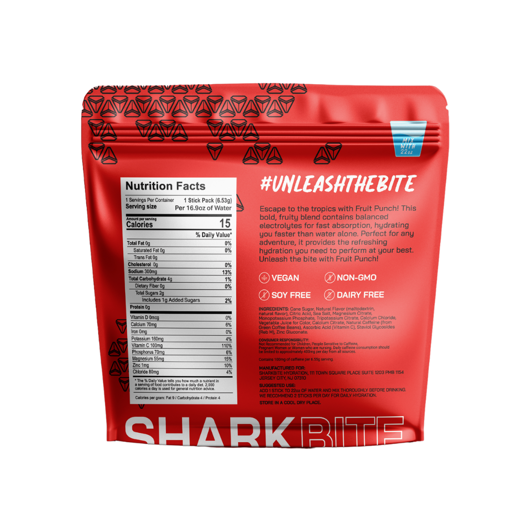 FRUIT PUNCH Electrolyte Powder - 24 sticks