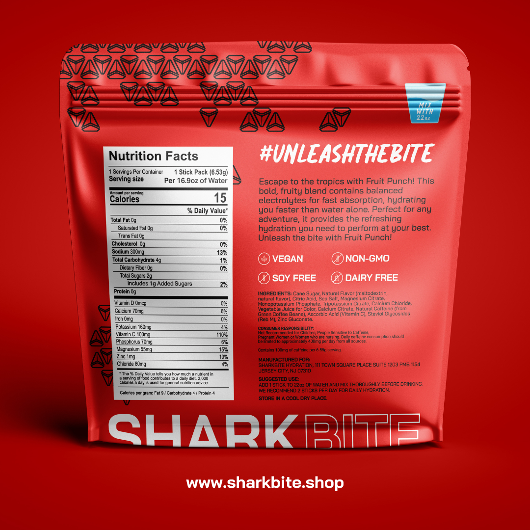 FRUIT PUNCH Electrolyte Powder - 24 sticks