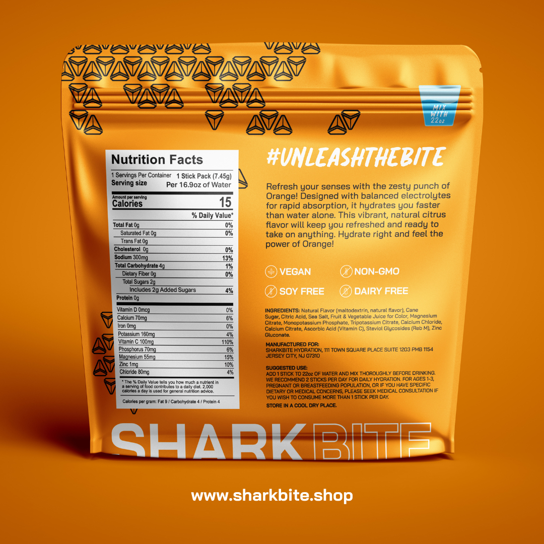 ORANGE Electrolyte Powder - 24 sticks
