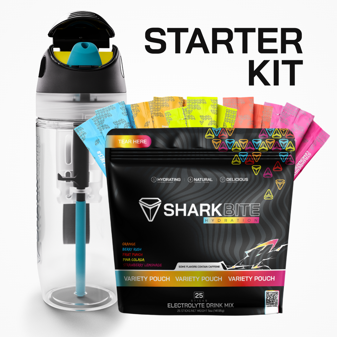 Hydration Starter Kit – Bottle + 25 Stick Variety Pouch