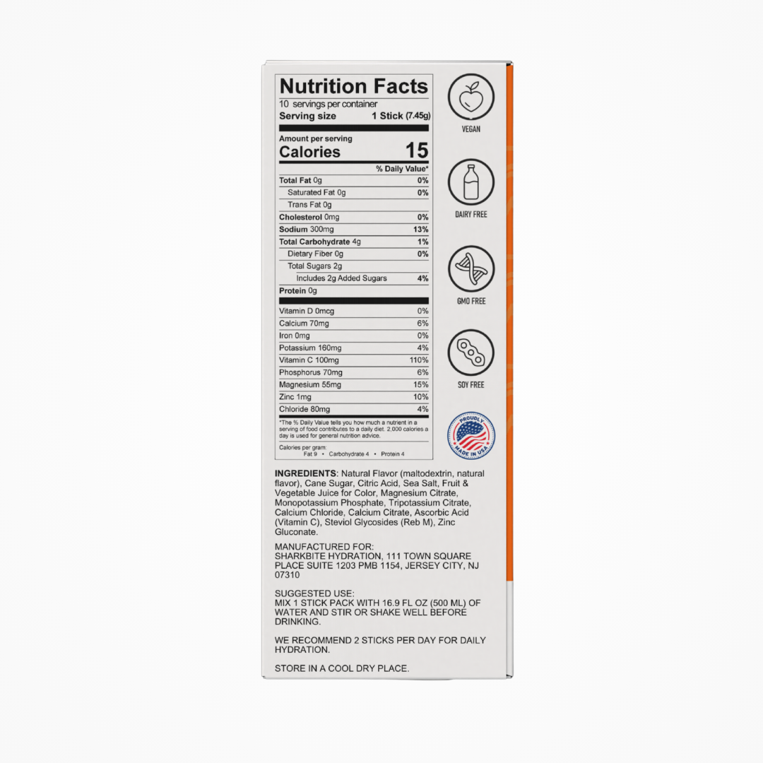 Orange 10-Stick Bite Box