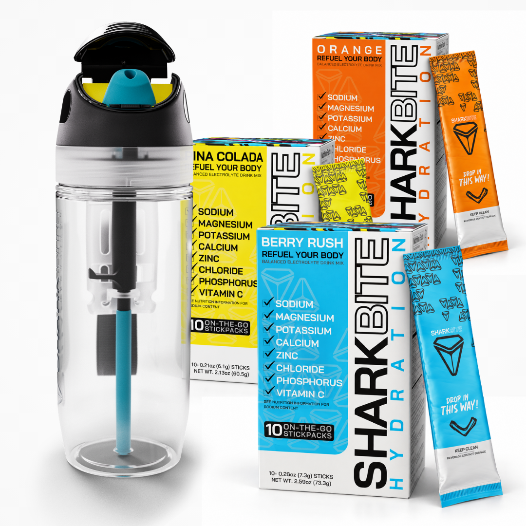 Caffeine-Free Hydration Trio (30 Electrolyte Sticks) + Free Bottle
