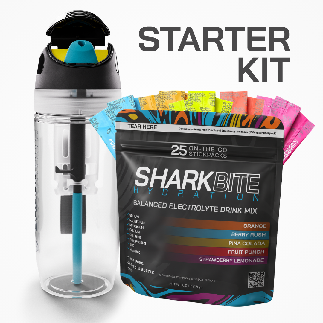 Hydration Starter Kit – Bottle + 25 Stick Variety Pouch