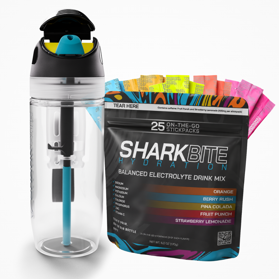 Hydration Starter Kit – Bottle + 25 Stick Variety Pouch